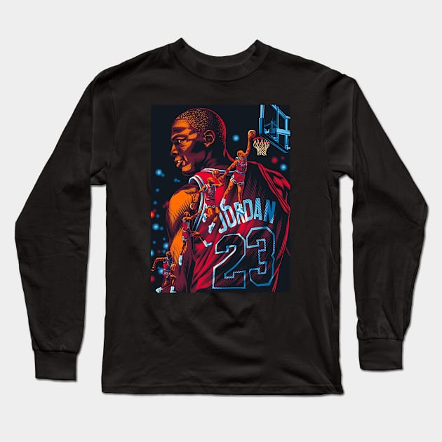 BASKETBALLART - THIS IS 23 Long Sleeve T-Shirt by JORDAN-ART23